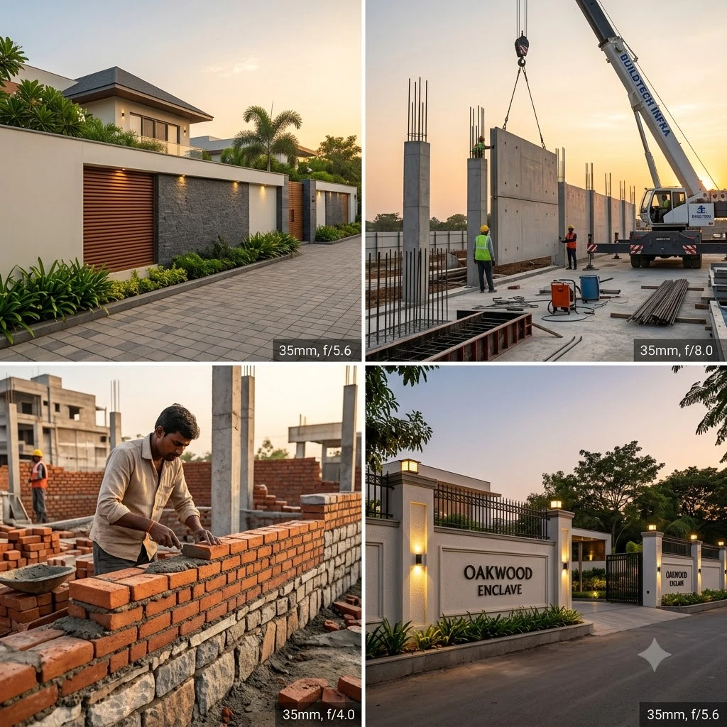 Compound Wall Construction - Image 3