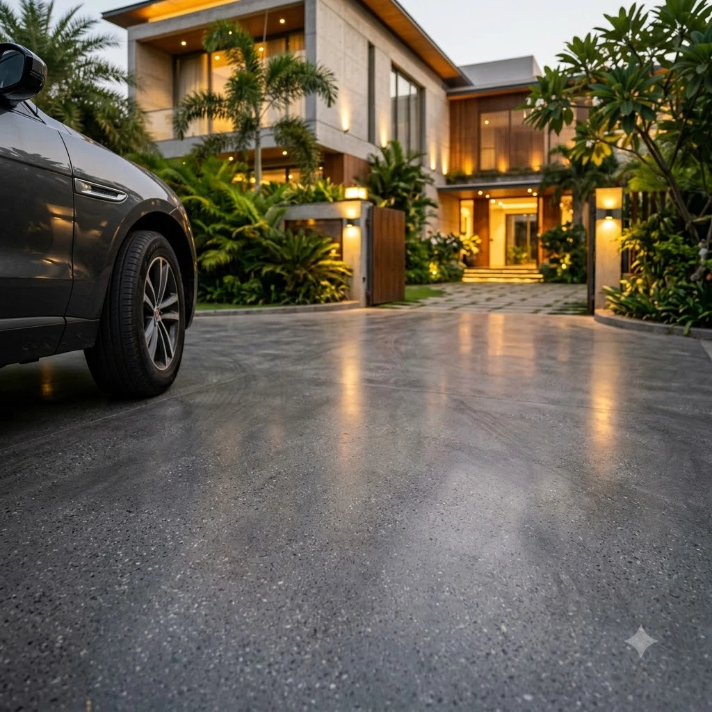 Nickel Grey Polished Concrete Flooring - Image 2