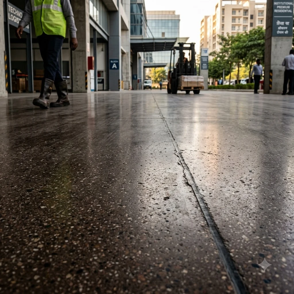 Dark Brown Trimix Flooring