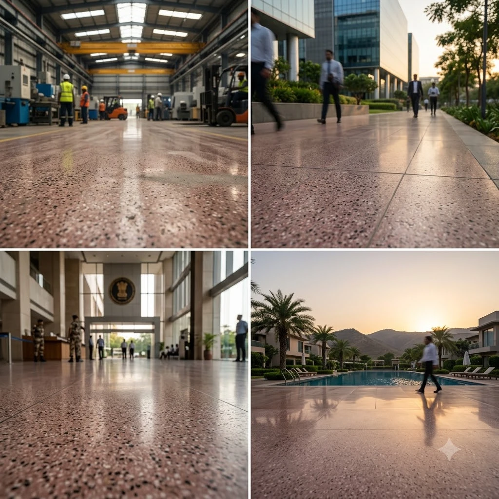 Boca Pink Trimix Flooring
