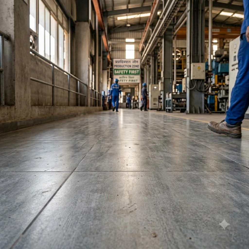 French Grey Tile Flooring