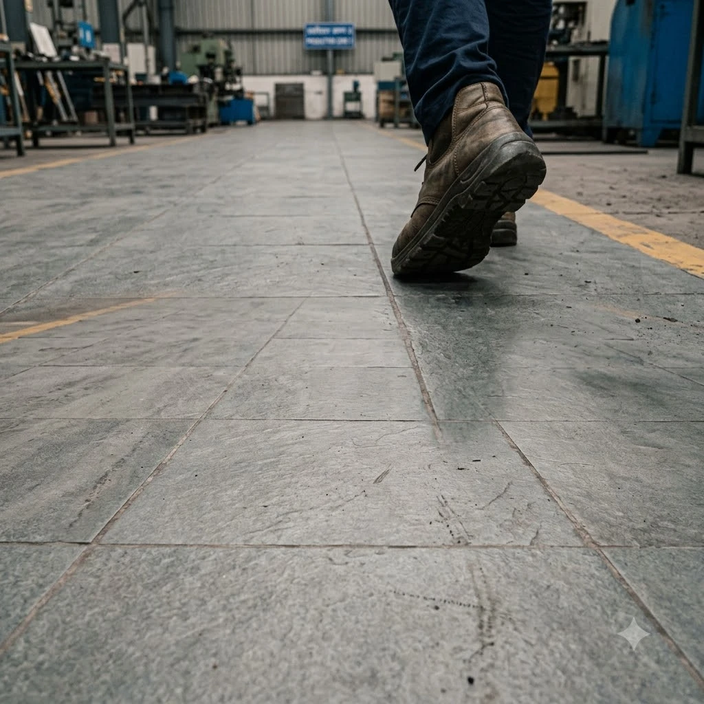 French Grey Tile Flooring - Image 2