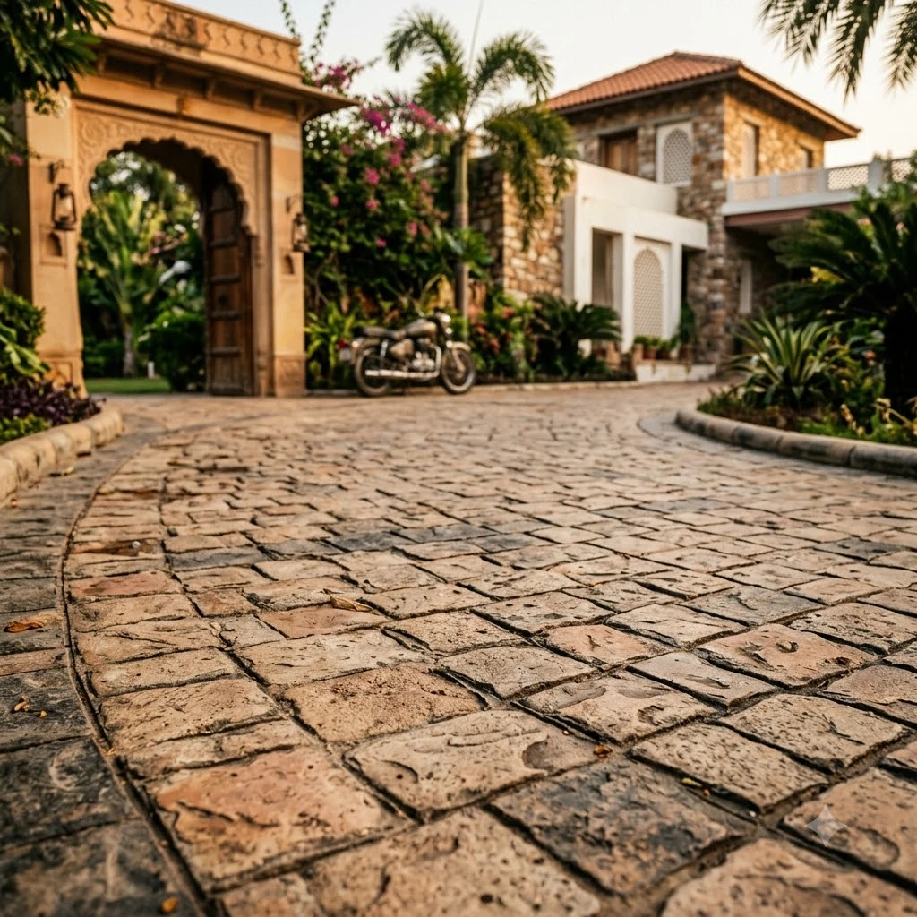 Classic Stamped Concrete Flooring - Image 4