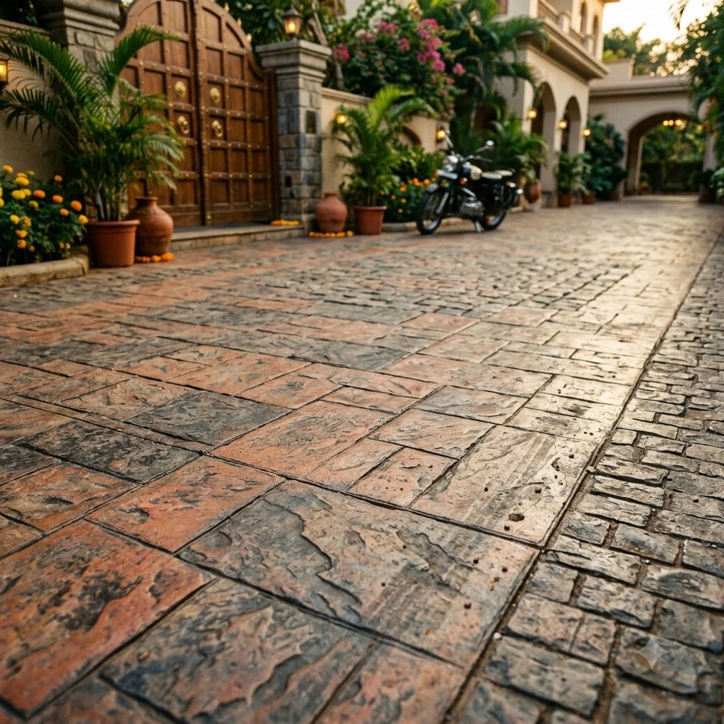 Classic Stamped Concrete Flooring - Image 2
