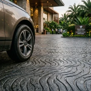Wave Crete Textured Concrete Flooring